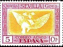 Spain 1930 Goya 5 CTS Red And Yellow Edifil 518